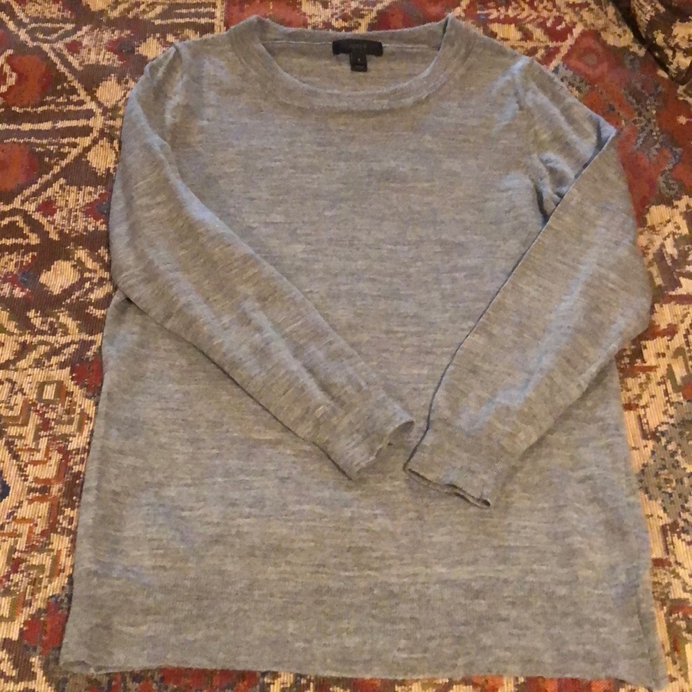 J. Crew heather grey sweater
